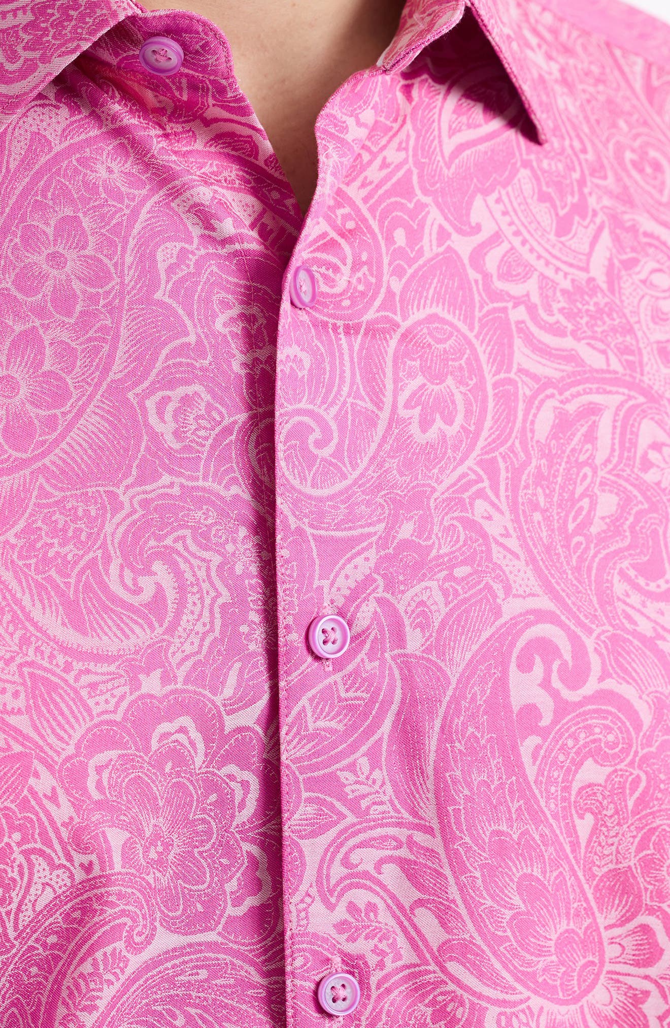 Hudson Floral Print Button-Up Shirt - image 2