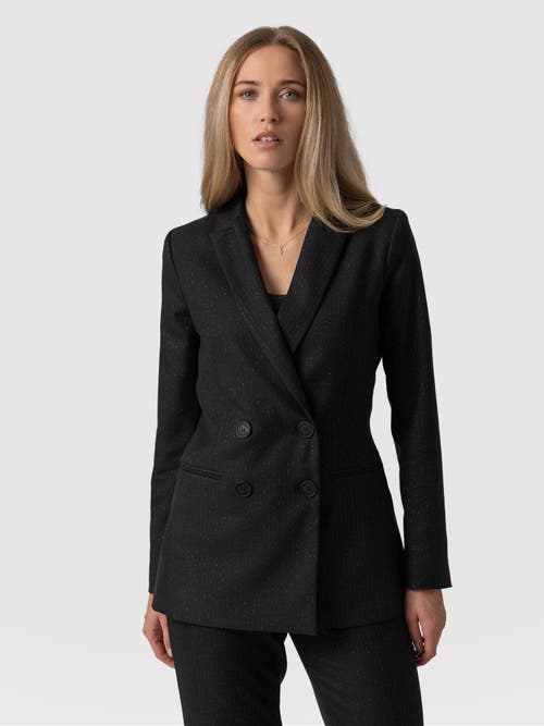 Saint + Sofia Cambridge Blazer In Black