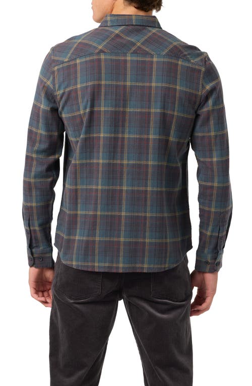 O'neill Redmond Plaid Flannel Button-up Shirt In Gray