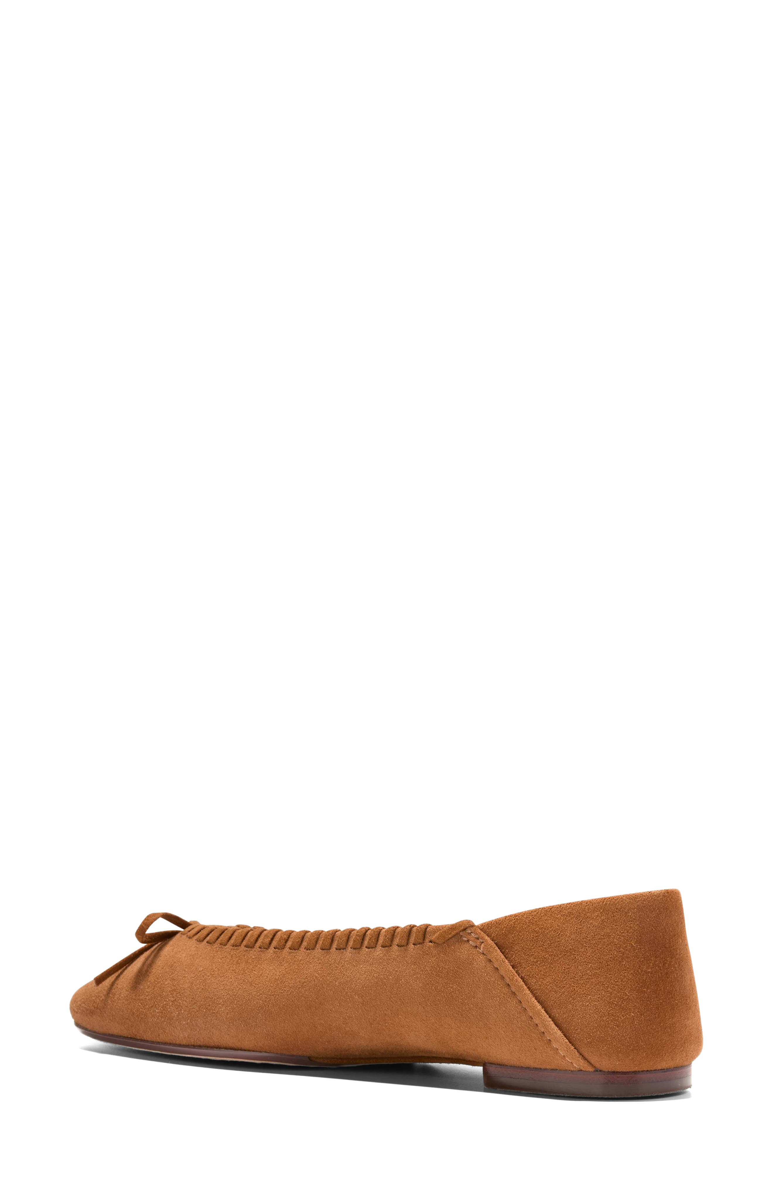 Cole Haan Jaya Travel Ballet Flat, Alternate, color, Tobacco Suede
