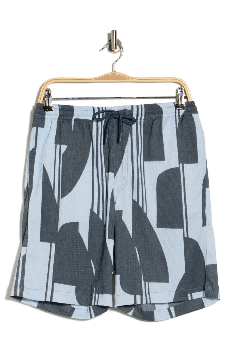 T.R. PREMIUM Drawstring Shorts, Main, color, Blue Finch