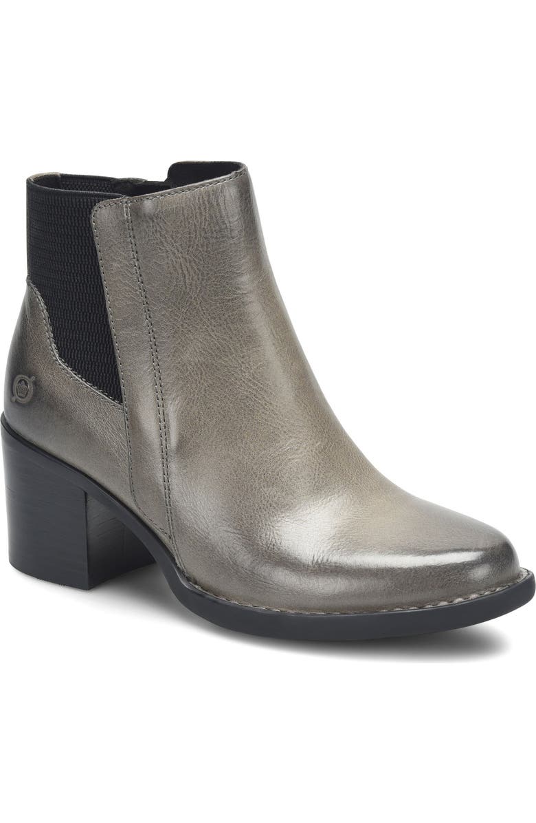 Børn Henni Bootie, Main, color, Grey Leather