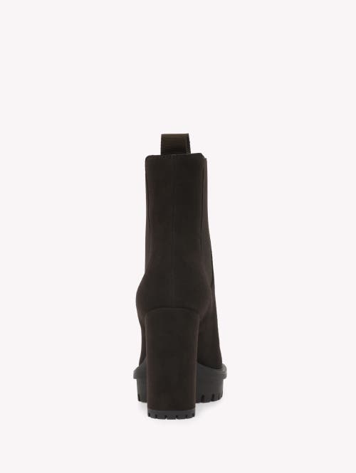 Gianvito Rossi 90 Suede Platform Ankle Boots In Brown