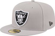 New Era Men's New Era Gray Las Vegas Raiders 59FIFTY Fitted Hat