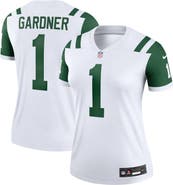 Nike Women's Nike Ahmad Sauce Gardner Classic Alternate White New York Jets Alternate Legend Player Performance Top