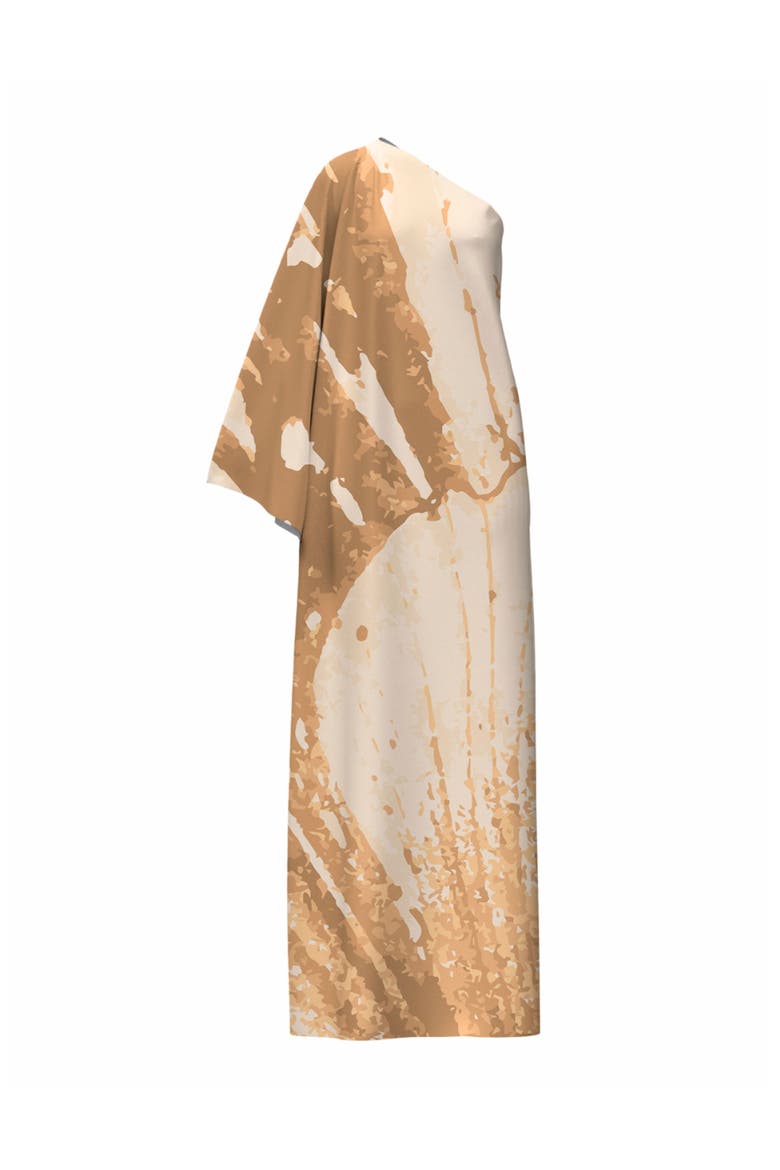 Satu One Shoulder Dress Dorada, Alternate, color, Dorada Gold