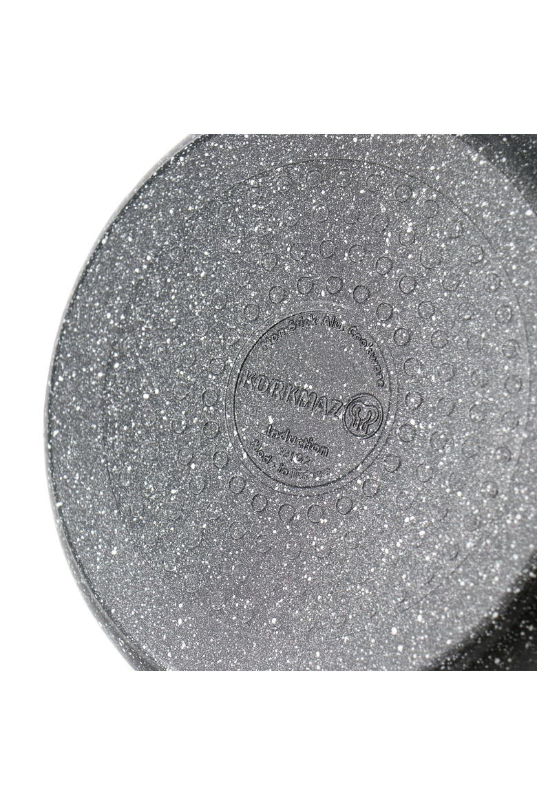 Ornella 2 Piece 2 Liter Quart Aluminum Nonstick Saucepan with Lid, Alternate, color, Black