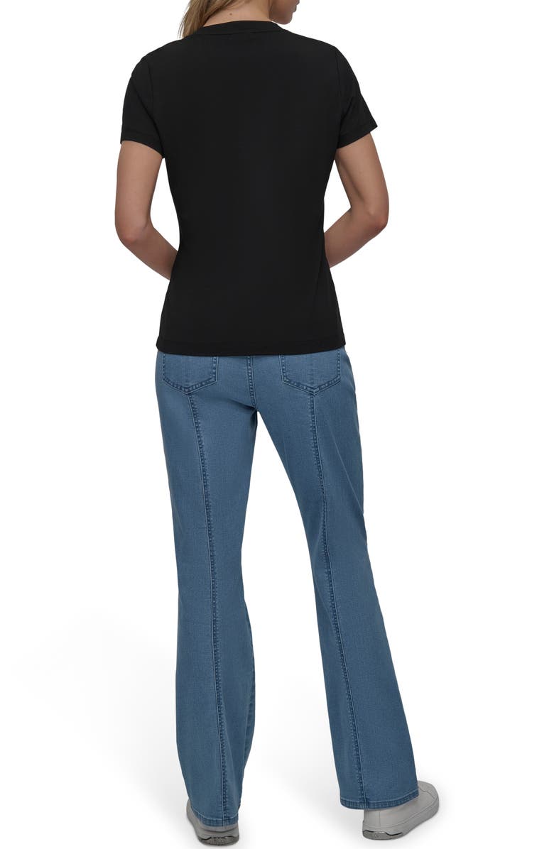 DKNY Subway Tile Logo T-Shirt, Alternate, color, 