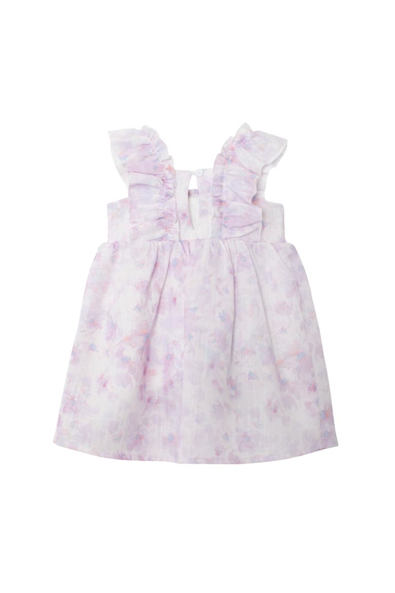 Lilac Dreams Baby Toddler Ruffles Dress, Alternate, color, Purple