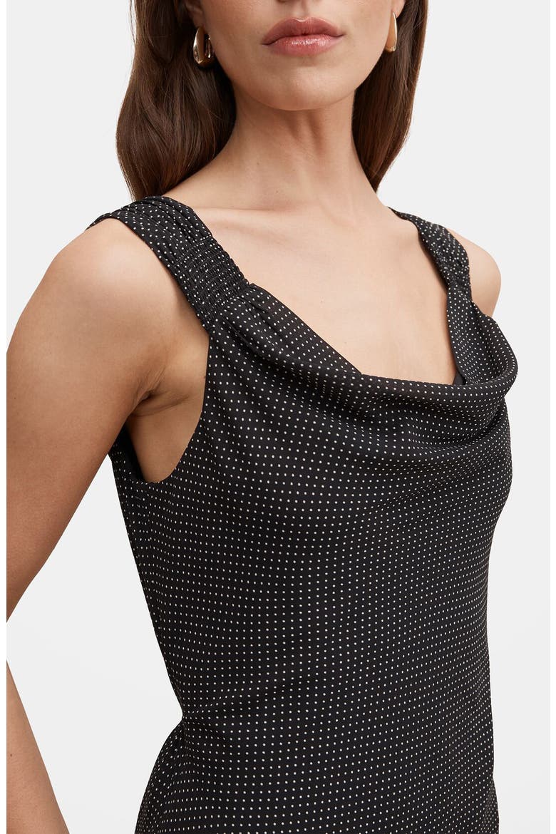 Elaria Shirred Strap Sleeveless Maxi Dress, Alternate, color, SPECKLE SPOT
