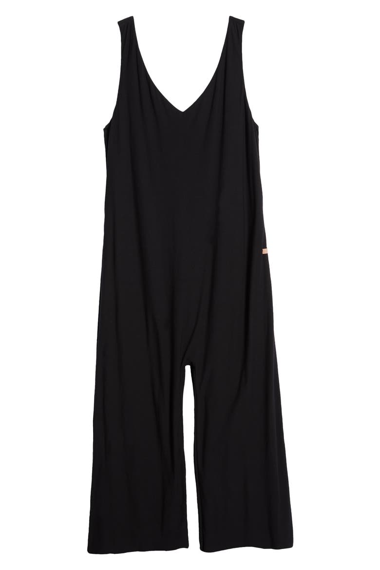 Cool Sleep Romper, Main, color, IMMERSED BLACK