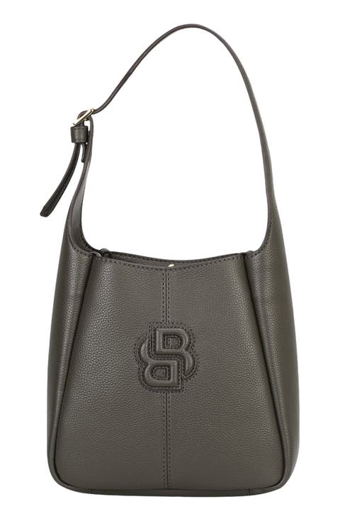 Anett Faux Leather Hobo Bag