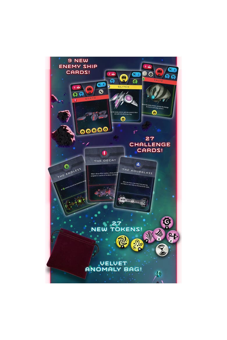 Anomaly Expansion Bagbuilding Strategy Game, Ages 10+, Alternate, color, Multicolored