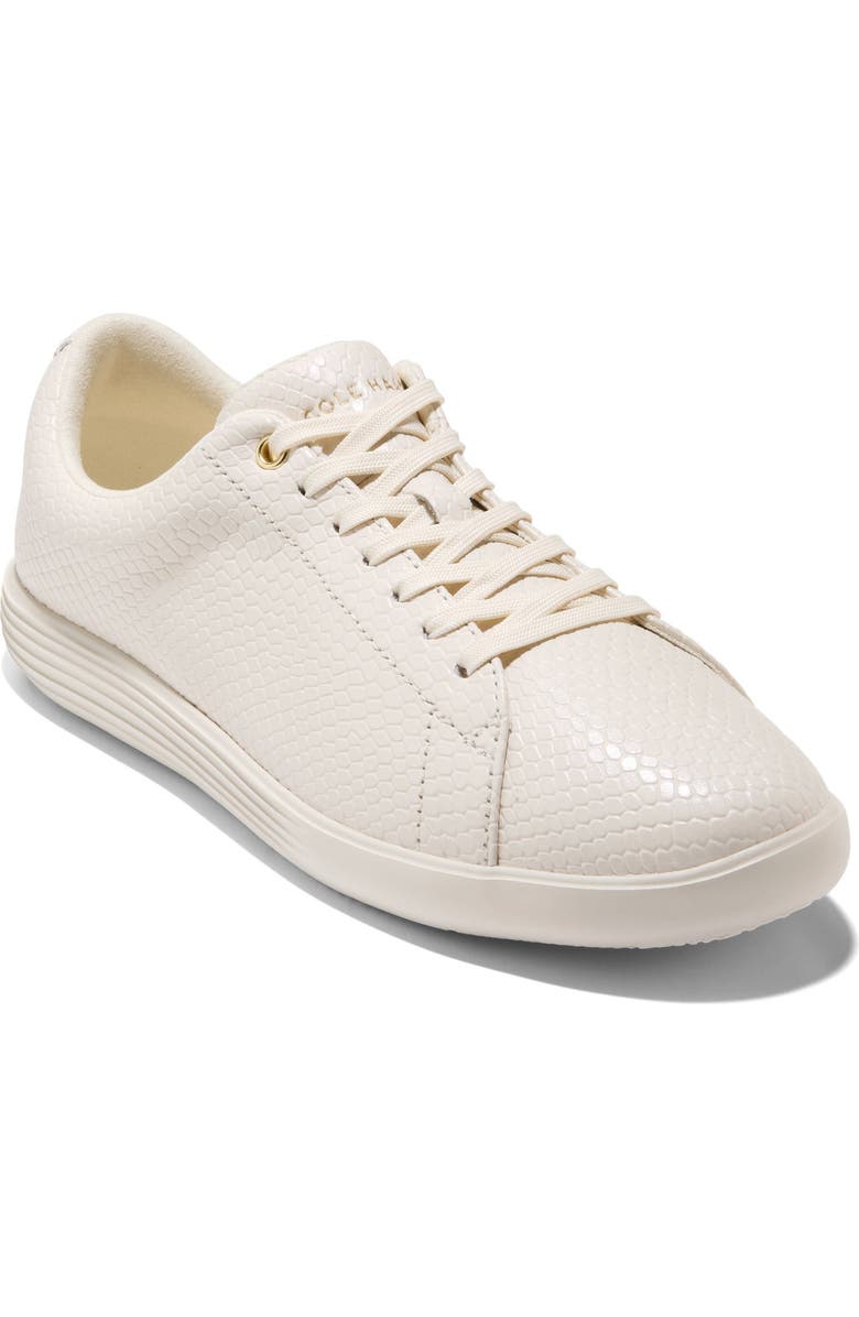 Cole Haan Grand Crosscourt II Snakeskin Texture Sneaker, Main, color, Powder Snk Print Leather