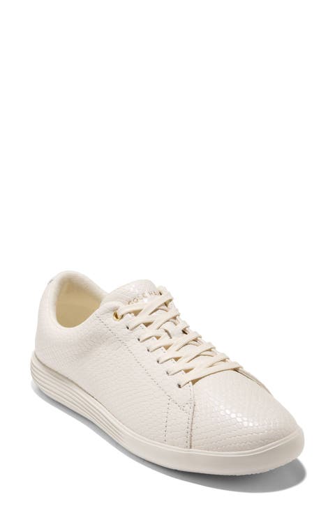 Grand Crosscourt II Snakeskin Texture Sneaker (Women)