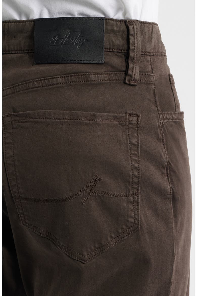 Charisma Relaxed Straight Leg Twill Pants, Alternate, color, BRUNETTE TWILL