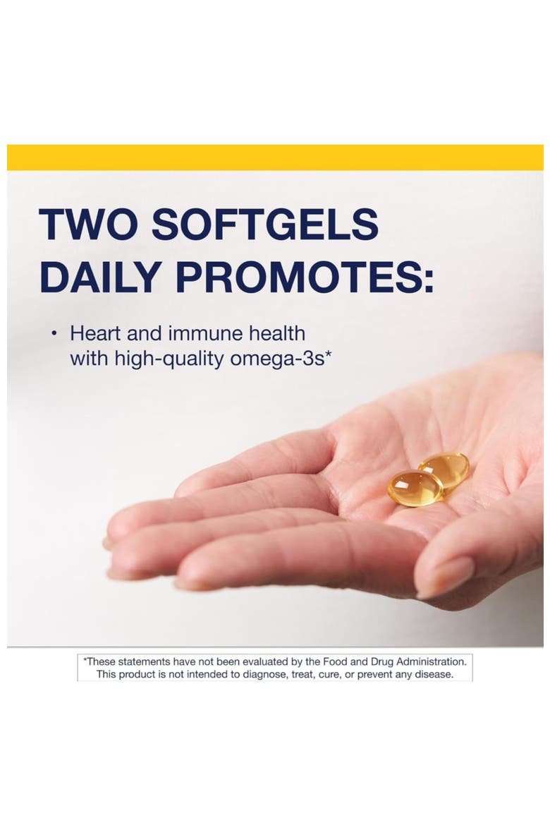 OmegaGenics Fish Oil EPA-DHA Omega-3 Supplement Softgels 270 Softgels, Alternate, color, None