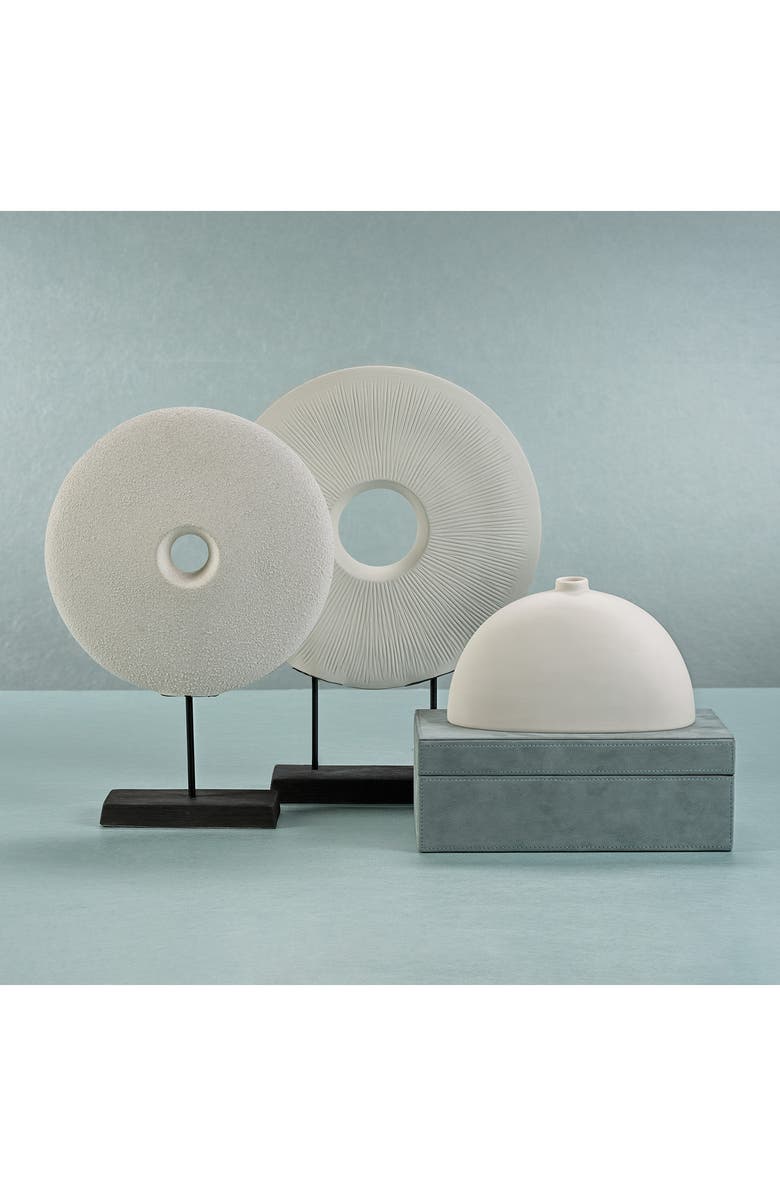 Zodax Lucca Ceramic Vase, Alternate, color, White