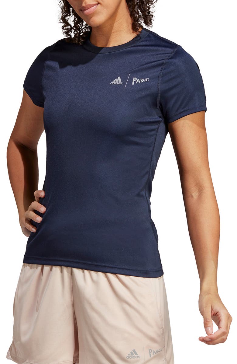 adidas Parley Running T-Shirt, Main, color,