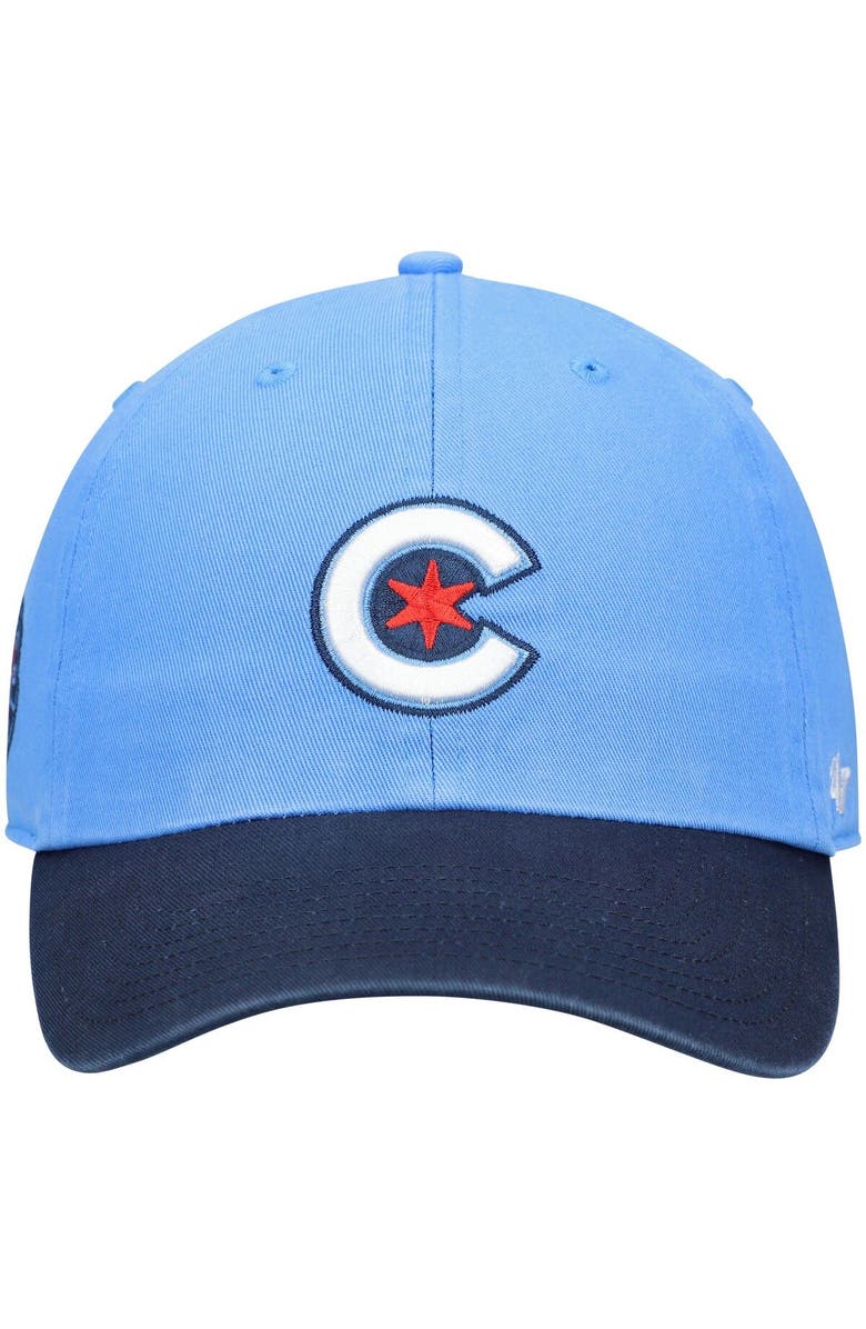 '47 Men's '47 Light Blue Chicago Cubs City Connect Clean Up Adjustable Hat, Alternate, color, 