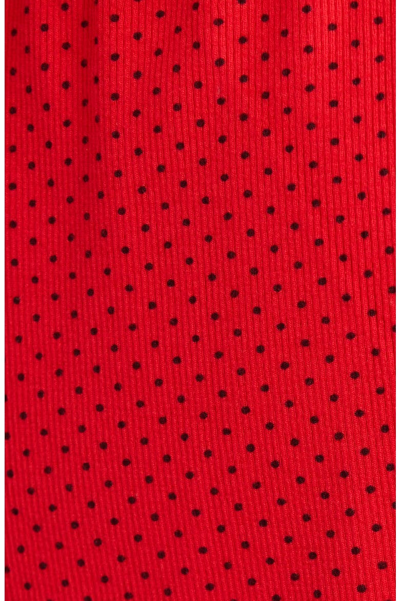 Print Babydoll Chemise, Alternate, color, SCARLETT DOT