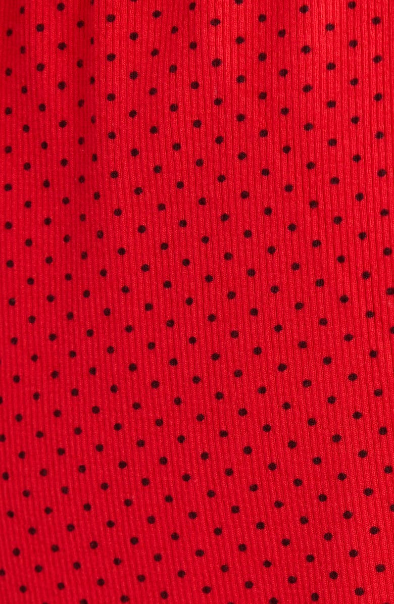 KILO BRAVA Print Babydoll Chemise, Alternate, color, Scarlett Dot