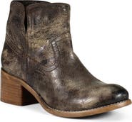 Diba True WALNUT GROVE Distressed Leather Pull-On Western Bootie