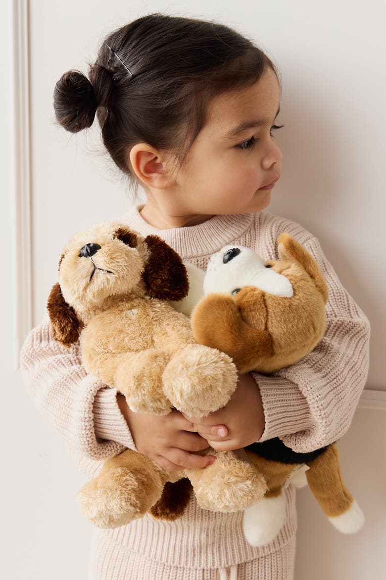 Milo & Coco Puppy Besties Plush Set, Alternate, color, Beige
