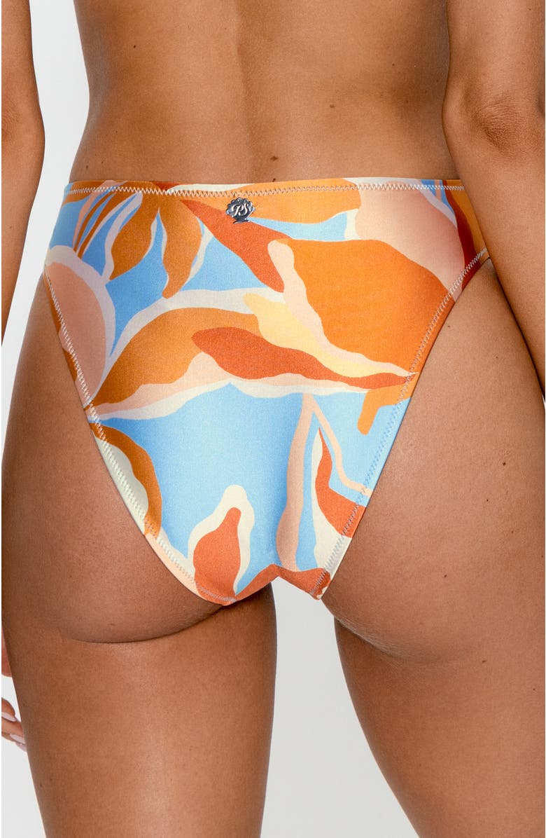 PS By Cupshe Retro Abstract Print Bikini Bottom, Alternate, color, Multi Color