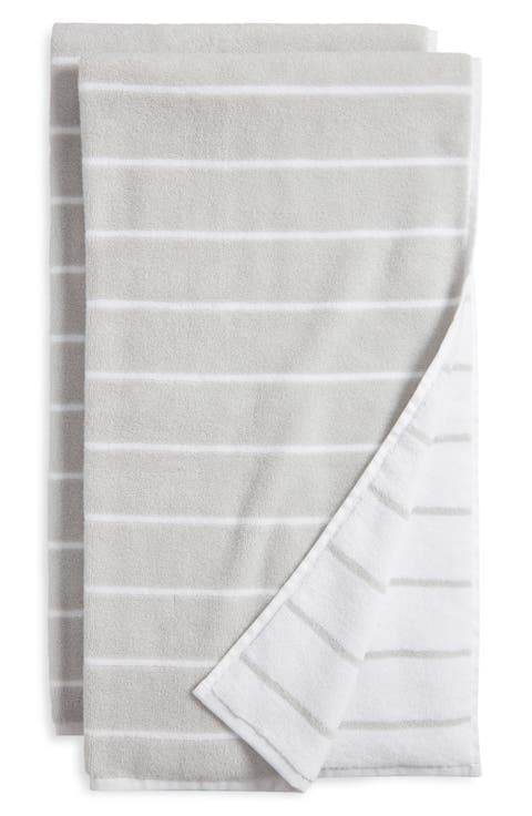 Hydrocotton Stripe Set of 2 Bath Towels