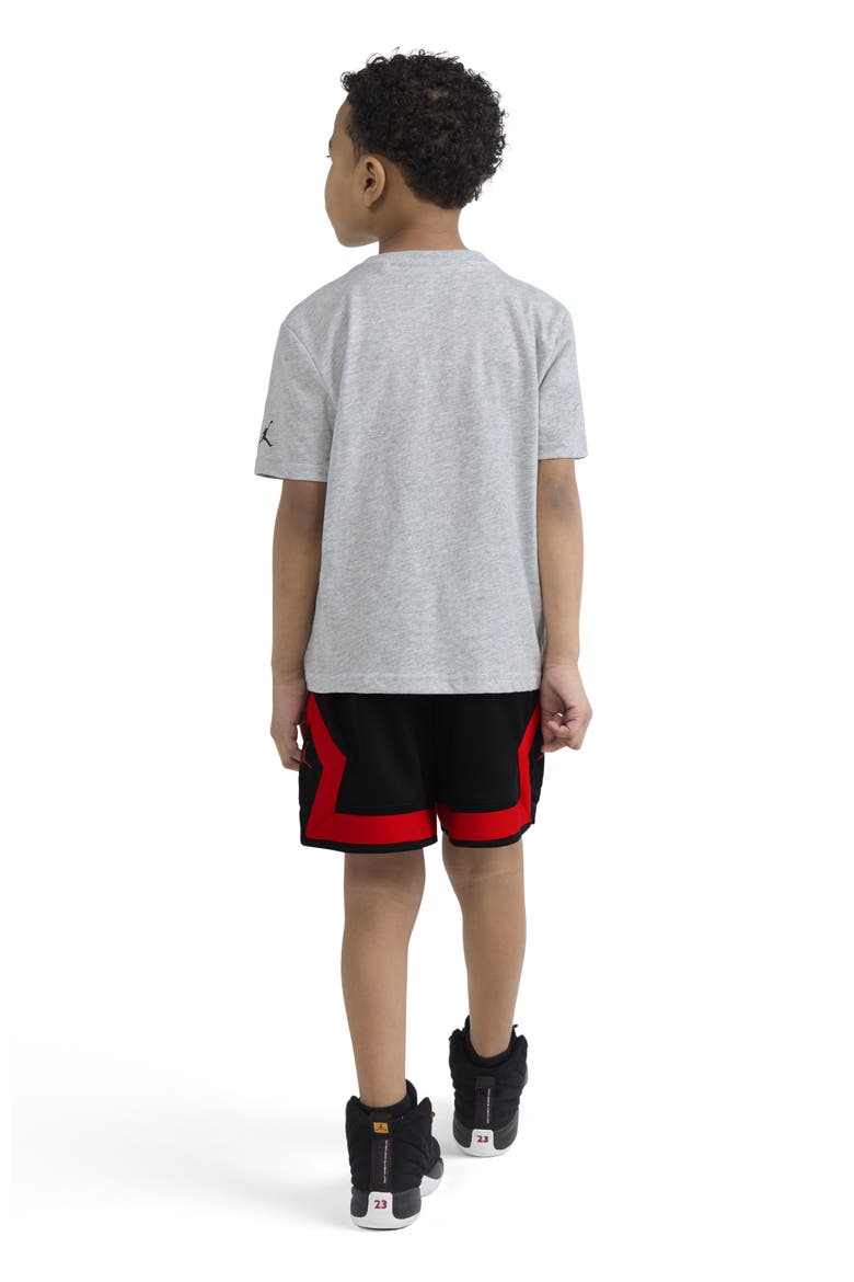 Kids' MJ Dynasty Graphic T-Shirt & Shorts Set, Alternate, color, BLACK