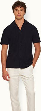 Orlebar Brown Howell Towelling Relaxed-Fit Shirt