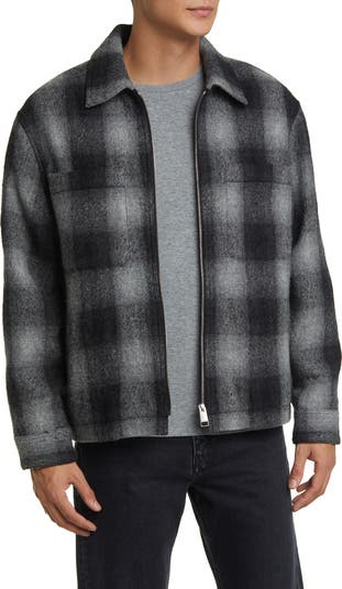 ジャケット・アウター WOOL LIKE CHECK JACKET SEF0344FRN_MODEL_FRONT.jpg