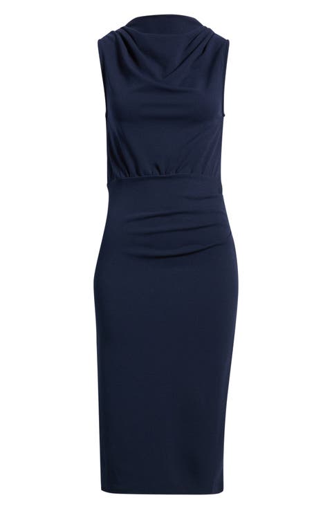 Kim Drape Sleeveless Dress