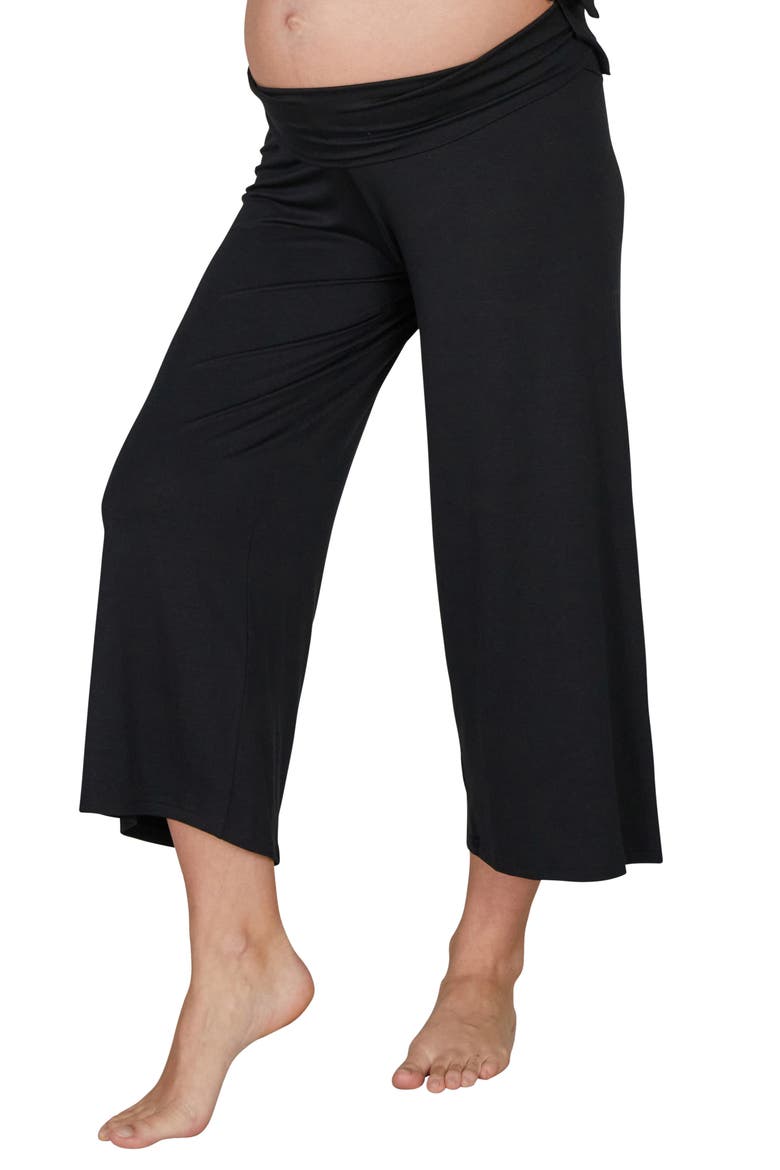 Maternity pants 7/8th Origin, Alternate, color, BLACK