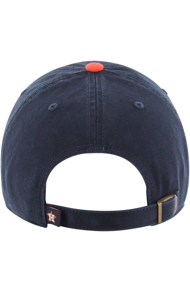'47 Men's '47 Navy/Orange Houston Astros Clean Up Adjustable Hat, Alternate, color, Navy