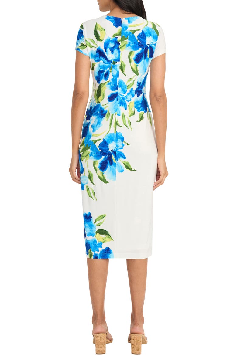 Maggy London Floral Cocktail Dress, Alternate, color, 