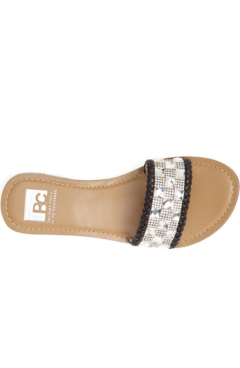 BC Footwear 'Line Up' Slide Sandal, Alternate, color,