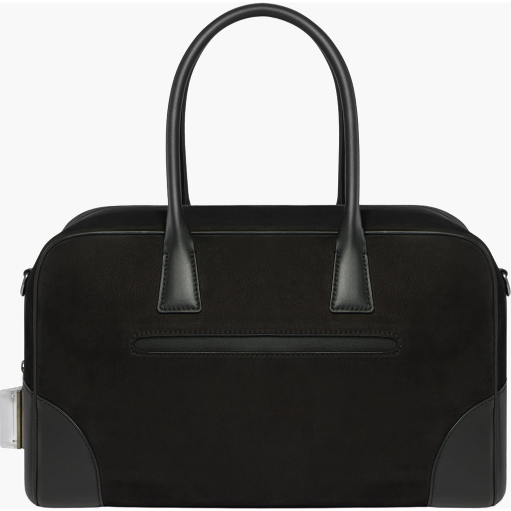 Aviteur Cristallo Nubuck Travel Bag In Black