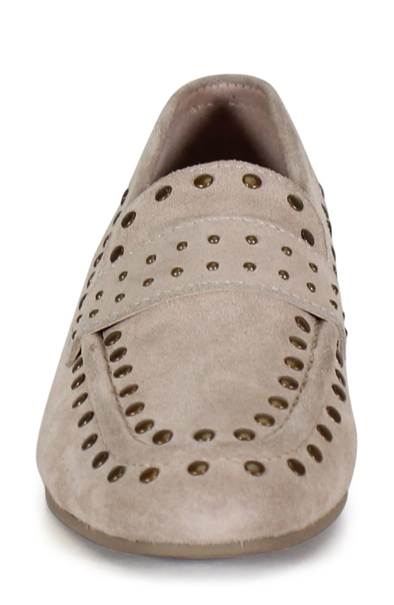 Canyon Studded Loafer, Alternate, color, TAUPE GREY