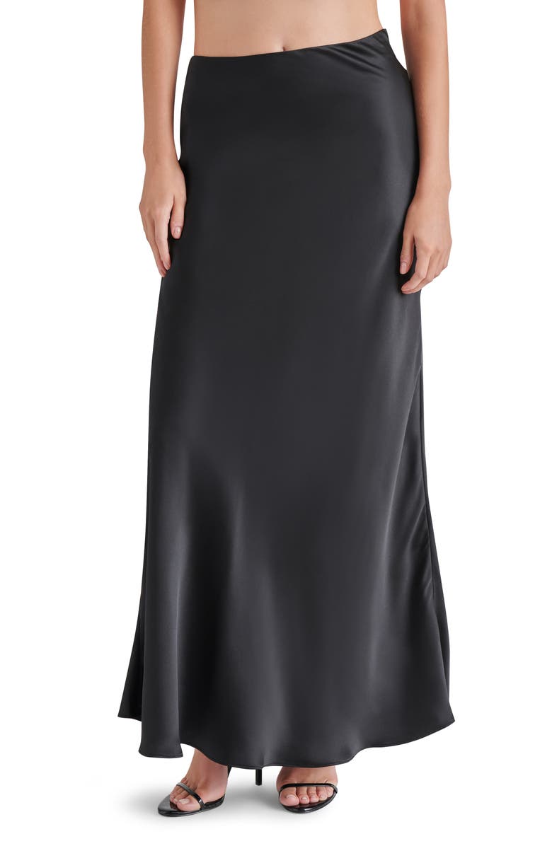 Steve Madden Jeannie Satin Maxi Skirt, Main, color,