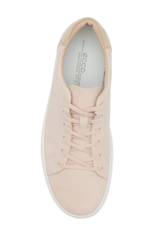 Ecco Classic Low Top Sneaker In Rose Dust/beige