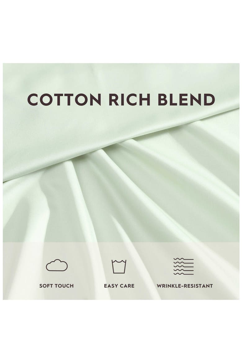 Solid 800 Thread Count Sheet Set, Alternate, color, PASTEL GREEN