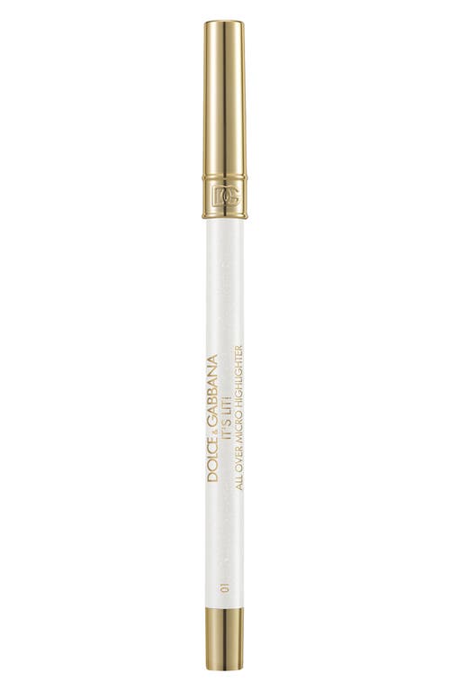 Dolce & Gabbana Dolce&gabbana It's Lit! All Over Micro Highlighter In Silver