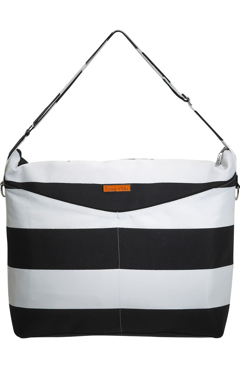 Foxy Vida 'Privé' Diaper Bag, Main, color,