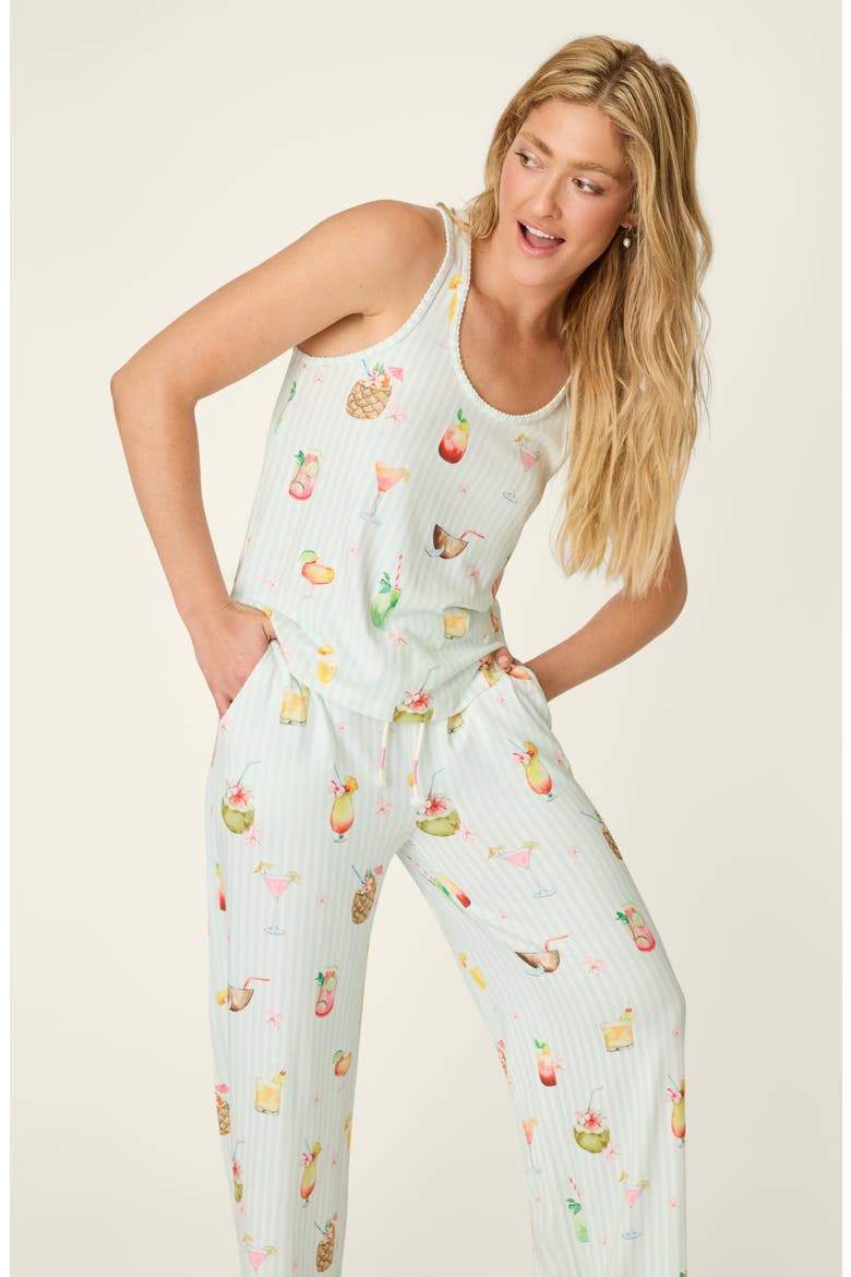 Its 5 Somewhere Pajamas, Alternate, color, LIGHT AQUA