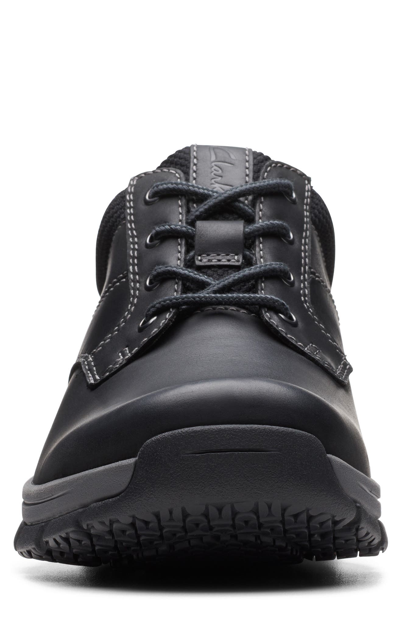 Clarks<sup>®</sup> Walpath Waterproof Low Boot, Alternate, color, Black Leather