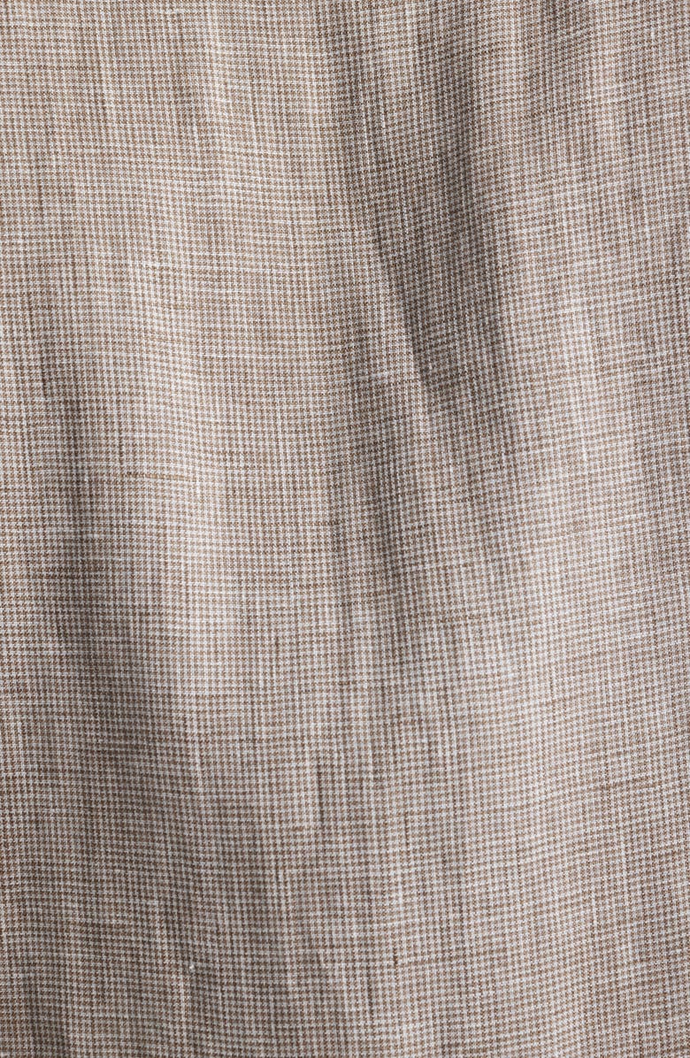 Peter Millar Astino Lino Tailored Fit Linen Button-Up Shirt, Alternate, color, Summer Dunes