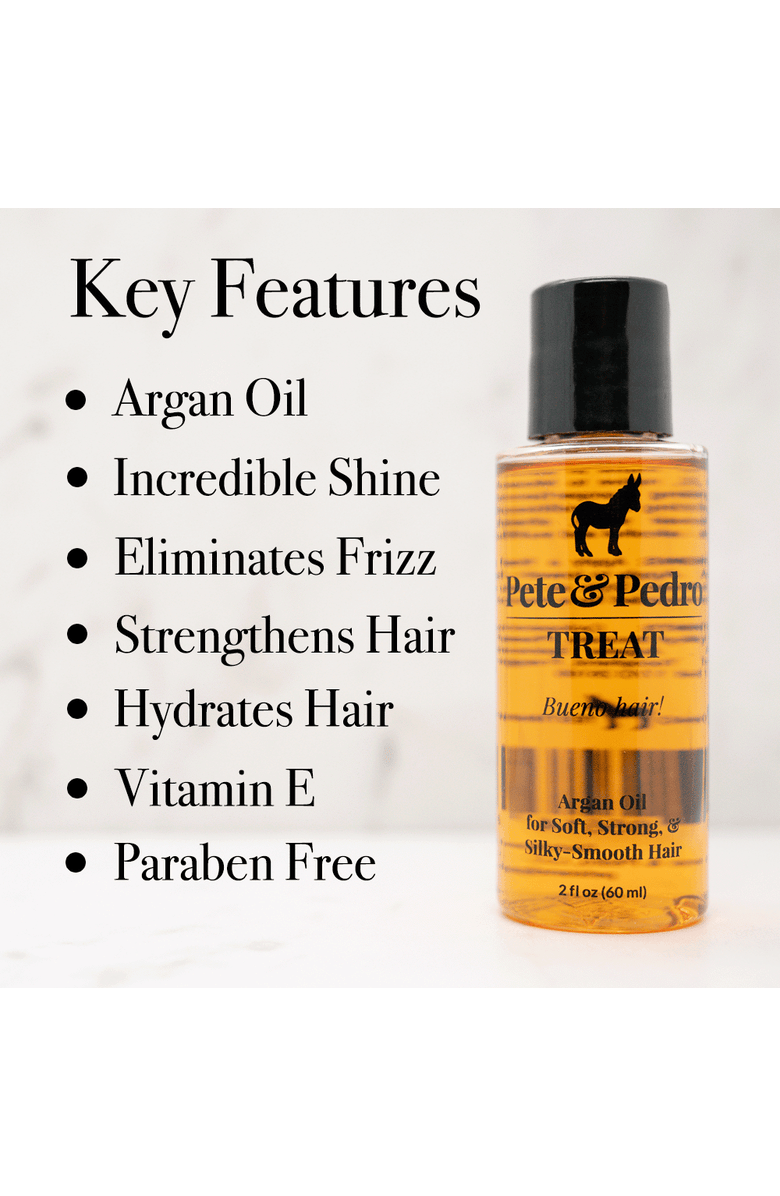 Pete & Pedro TREAT Argan Oil, Alternate, color, NO COLOR