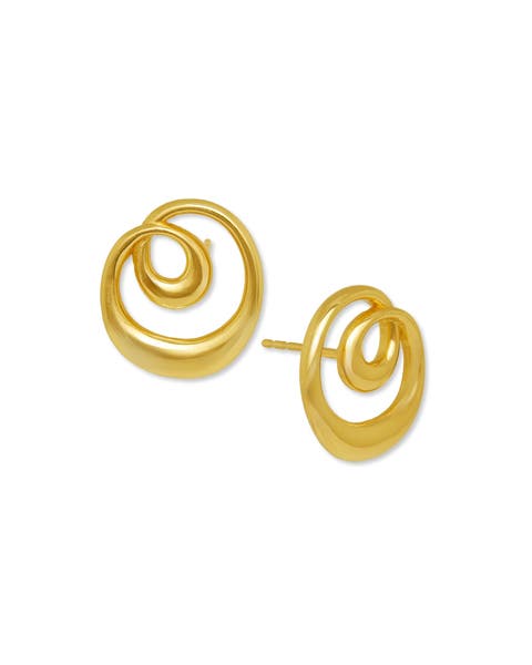 Dalia Twist Stud Earrings
